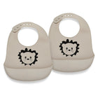 Slabbetje siliconen 2-pack kasseien 22.5x29 cm