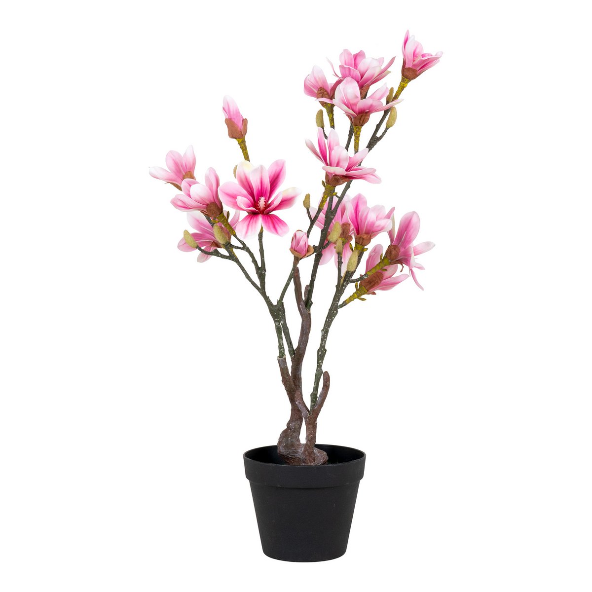 Kunstmagnoliaboom 74 cm groen roze