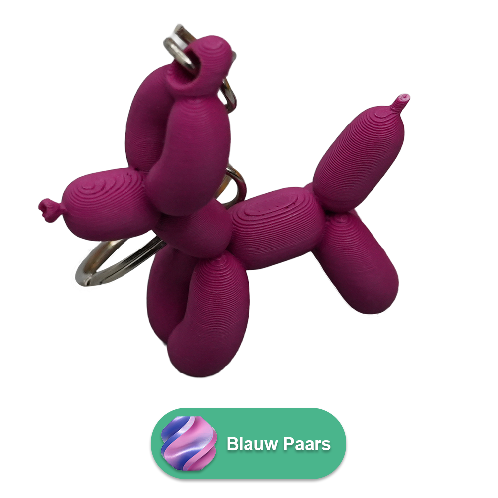 Sleutelhanger ballon hond PLA