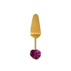 Gold cake shovel Pierre agate rose