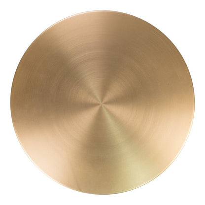 Bijzettafel messing marmer Ø41x58 cm