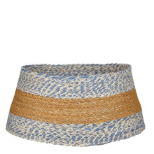 Kerstboomrok - H26 x Ø58 cm - Zeegras - Blauw