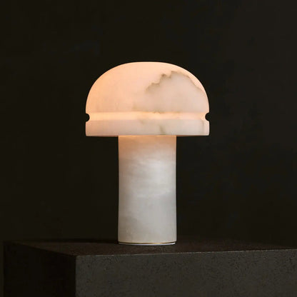 Albasten lamp 18 cm Ø 26 cm hoog
