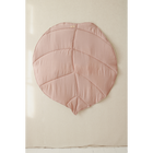 Linnen blad mat poederroze
