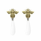 Bijenverspreiders set van 2 goud 4x13x1 cm