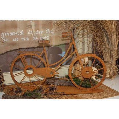 Metalen decoratiefiets patina roest