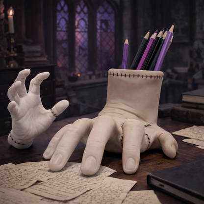 Wednesday - Pen holder in "Ice Cold Hand" design
