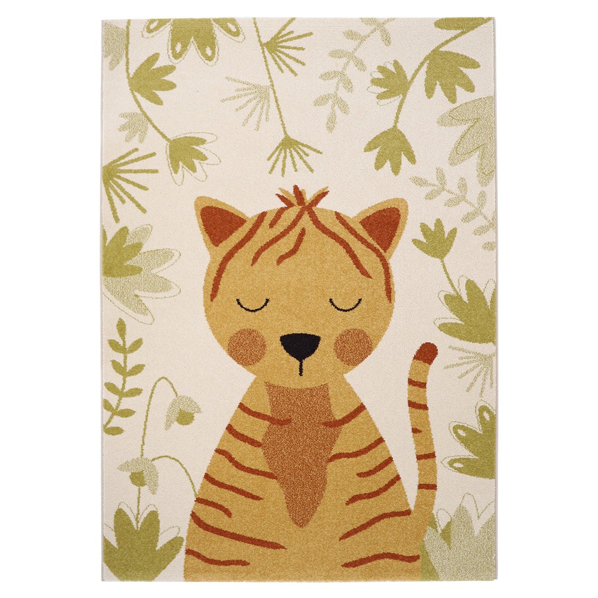 Tiger silly children's rug