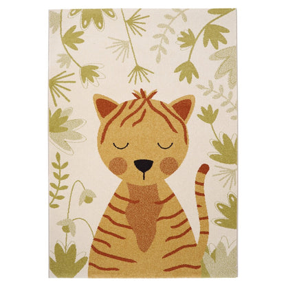 Tiger silly children's rug