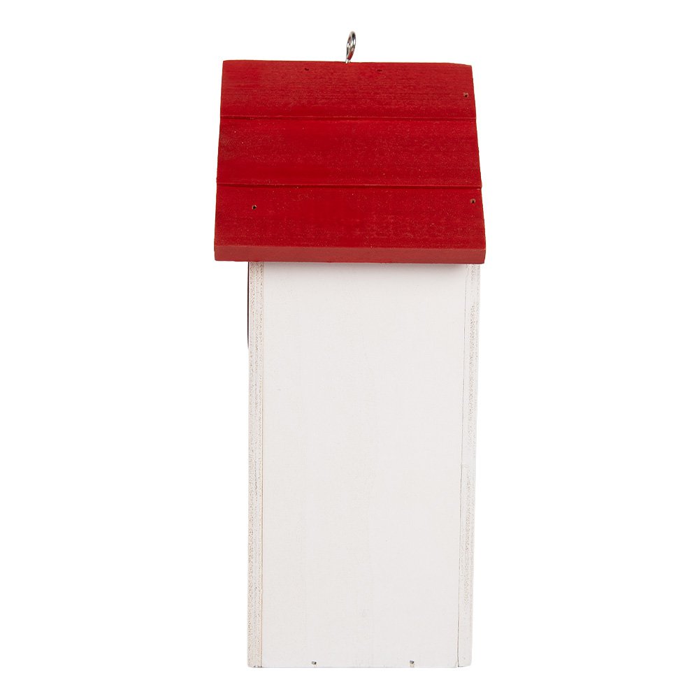 Vogelhuis 15x10x22 cm Wit Hout