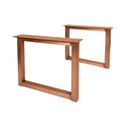 Table base antique brown