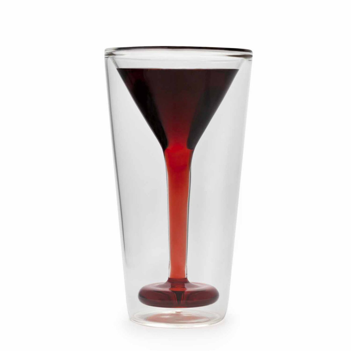Martini glas 10 cl rood