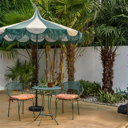 Parasol Ø235 cm donkergroen polyester