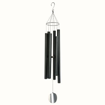 Windgong 91 cm zwart aluminium