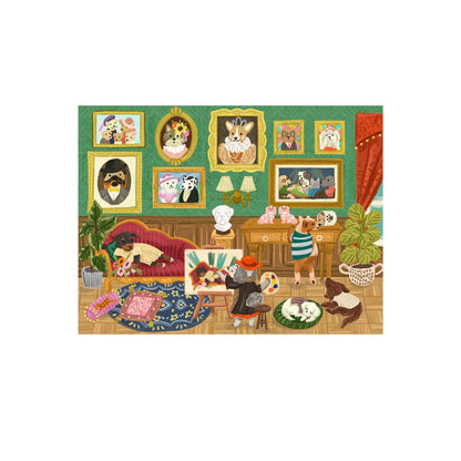 Robotime, Jigsaw Puzzle, Joypiece, Doggie Art Gallery, PT008, 50x75cm