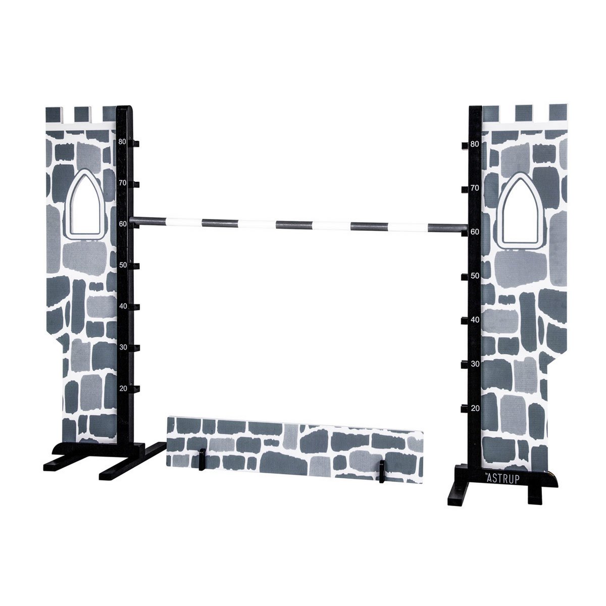 Springhek kasteel verstelbaar 20-80 cm