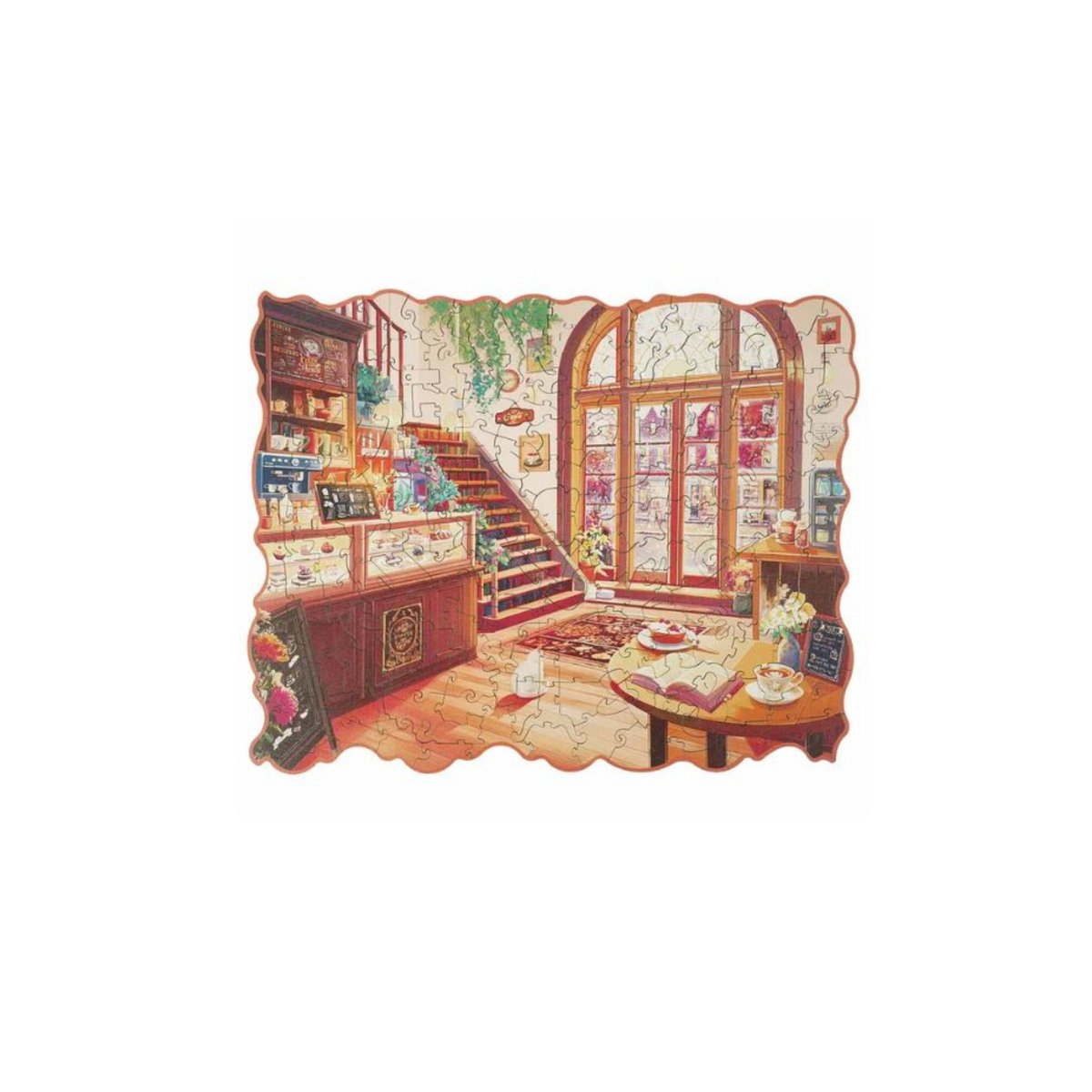 Houten legpuzzel 200 stukjes 29,2x23,3 cm multiplex