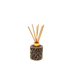 Diffuser 120 ml luipaardglas bruin