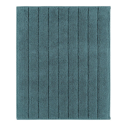 Badmat 50x60 cm katoen blauw antislip