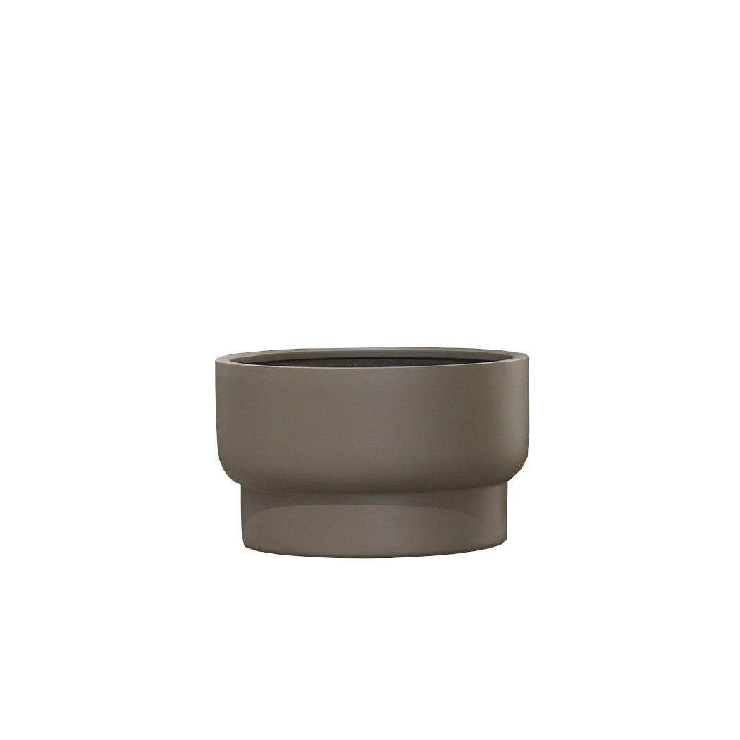 Plantenpot Ø54 cm taupe fiberstone