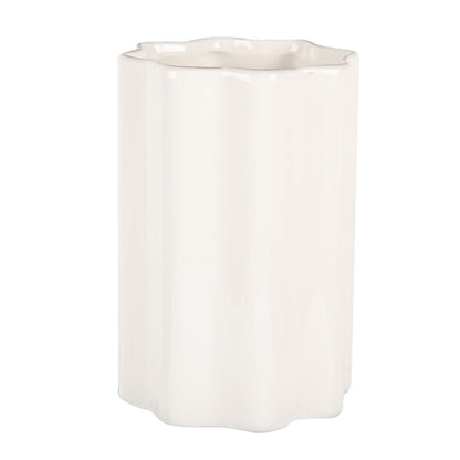 Toothbrush Holder Ø 7x11 cm White Ceramic
