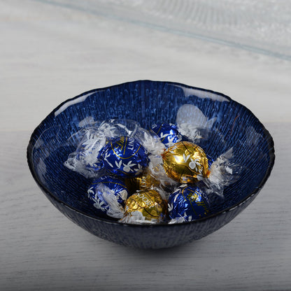 Soepkom indigo blauw 16x16x6 cm porselein