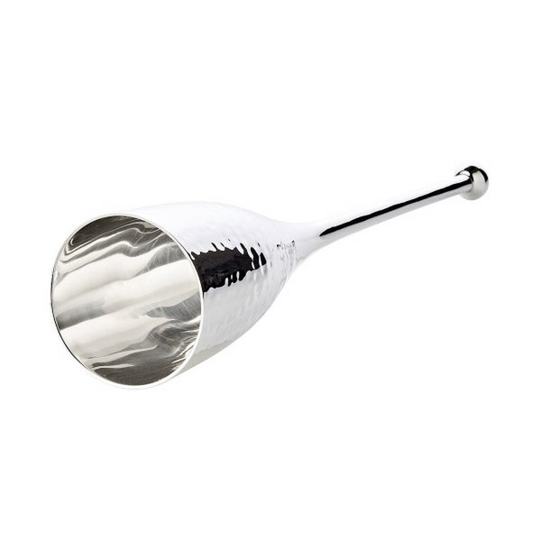 Champagneglazen 2 stuks Didi verzilverd H 32 cm