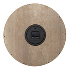 Wandklok 46 cm bruin MDF