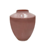 Vaas glas pastel roze Ø24.5x29 cm