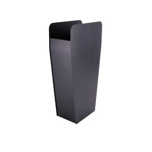 Paraplubak 58 cm gerecycled metaal 6 vakken