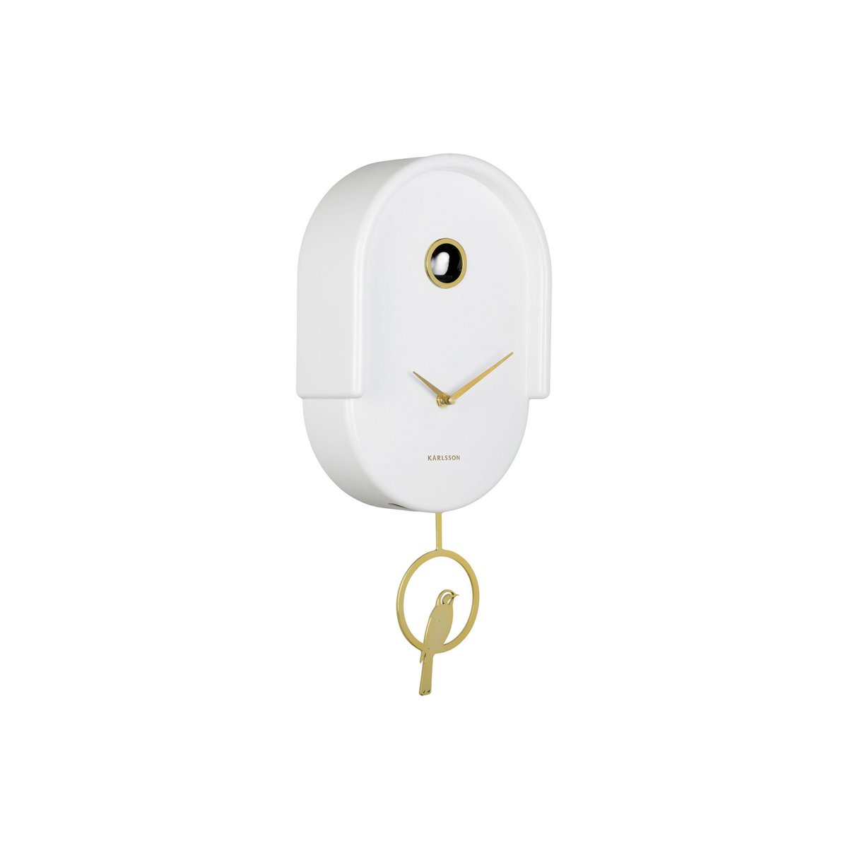 Wandklok Karlsson Tweet 42 cm wit