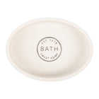 Soap Dish 14x10x3 cm White Plastic