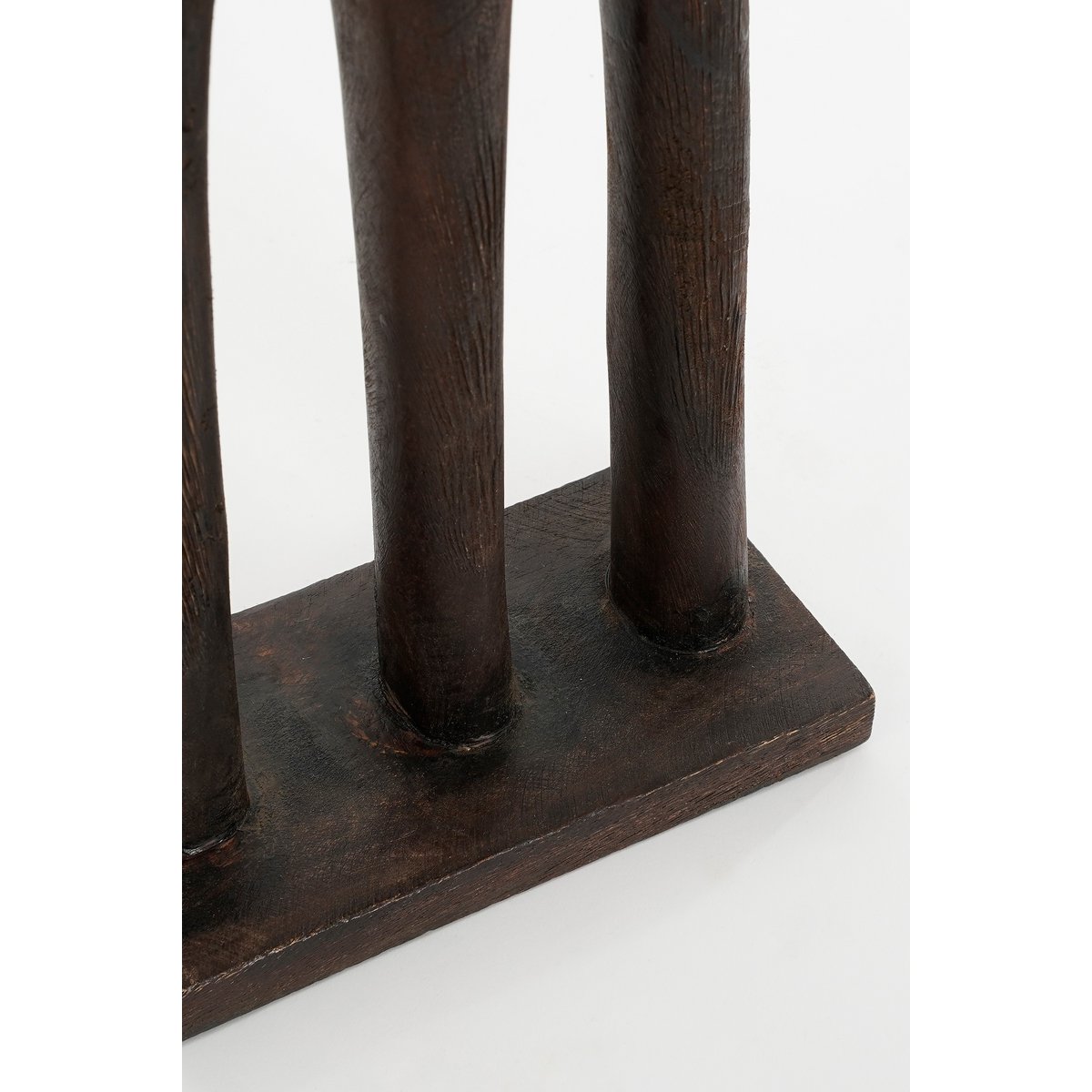 Woondecoratie mangohout 7x18x46 cm bruin
