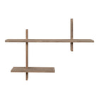 Wandplank grenenhout 54x15x58 cm bruin