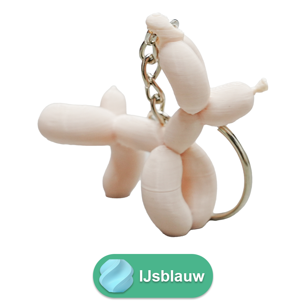Sleutelhanger ballon hond plassend PLA