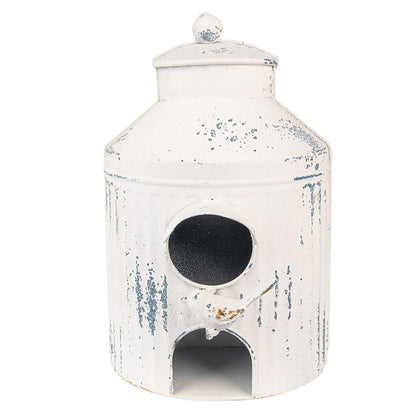 Vogelhuisje 19x13x28 cm beige ijzer