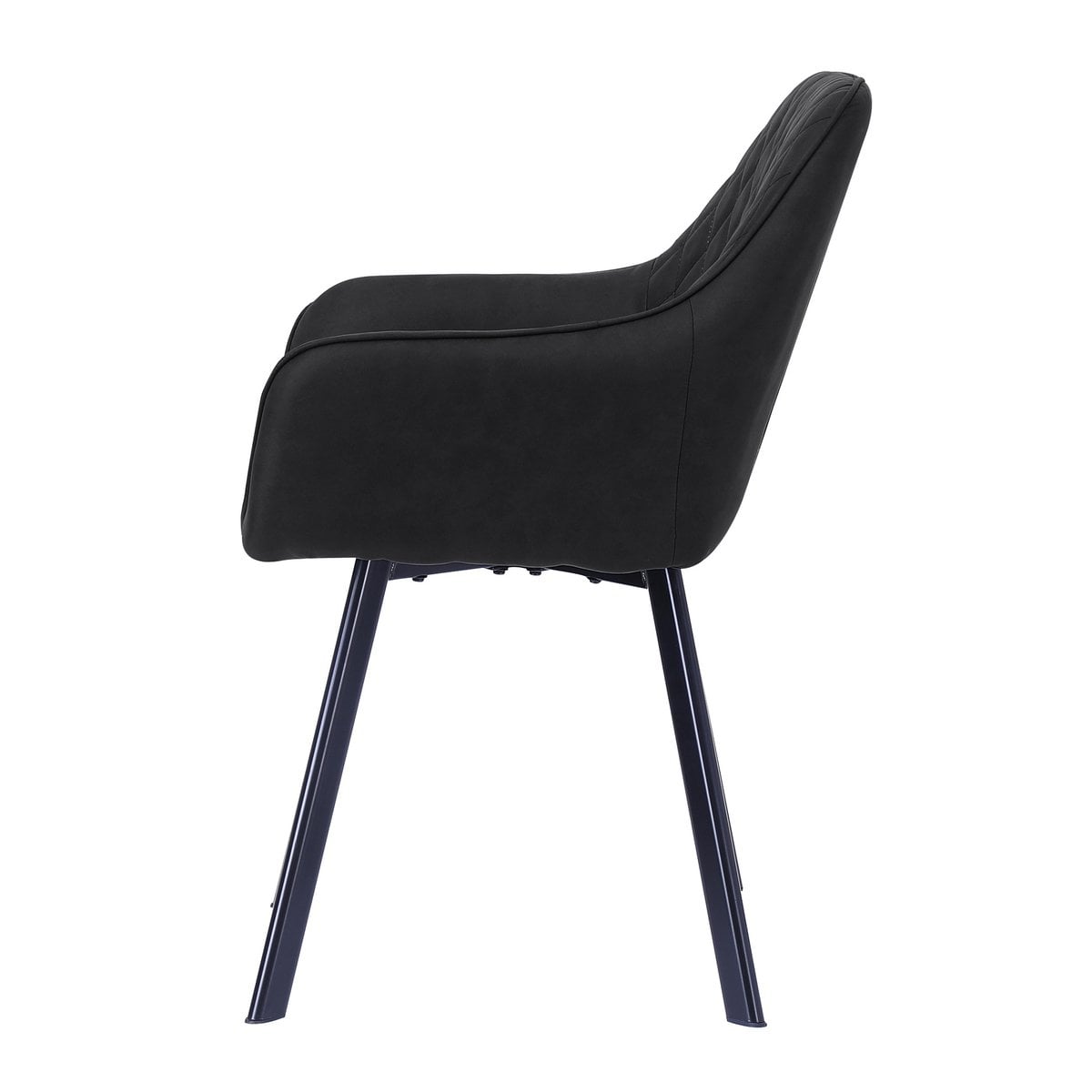 Fauteuils set 2 antraciet microvezel