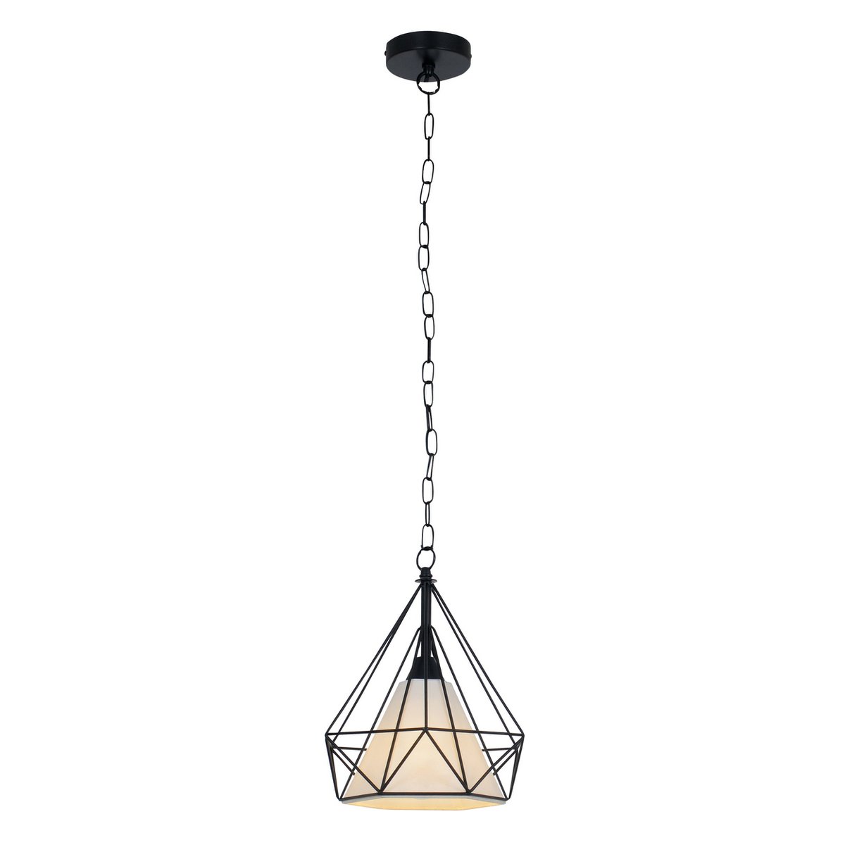 Hanglamp Alex Zwart Metalen Diameter 29 Cm Strakke Vorm