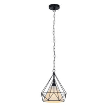 Hanglamp Alex 29 cm zwart metaal