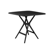 Eettafel 70x70x73 cm PP zwart