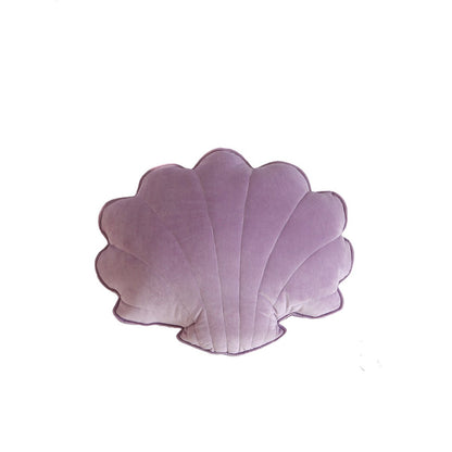 Schelpkussen fluweel paars 60x53 cm