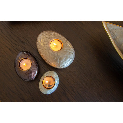 Chestnut aluminum knob 11.5x8.5x4cm