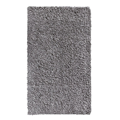Badmat grijs 60x100 cm katoen polyester