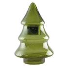 Snoepschaaltje glas groen 18x26 cm