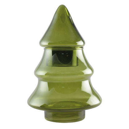 Snoepschaaltje glas groen 18x26 cm
