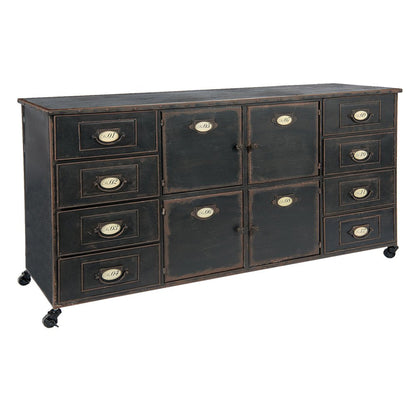Chest of Drawers Brown, Iron 152x44x86 cm