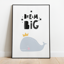 Poster walvis A3 satijnpapier