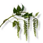Zijden kunstbloem Phytolacca americana 65 cm roze paars