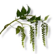 Zijden kunstbloem Phytolacca americana 65 cm roze paars