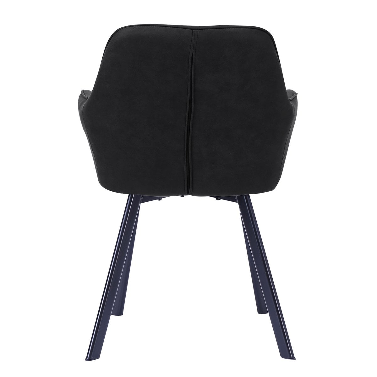 Fauteuils set 2 antraciet microvezel